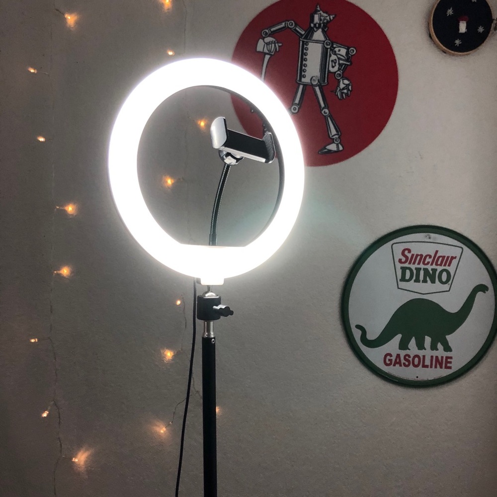 Stand Ring Light, 3 modes, usb plug in